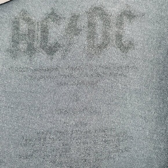 AC/DC Licensed Cotton Band Tee High Voltage Gray Women's Small Classic Rock - Picture 4 of 8